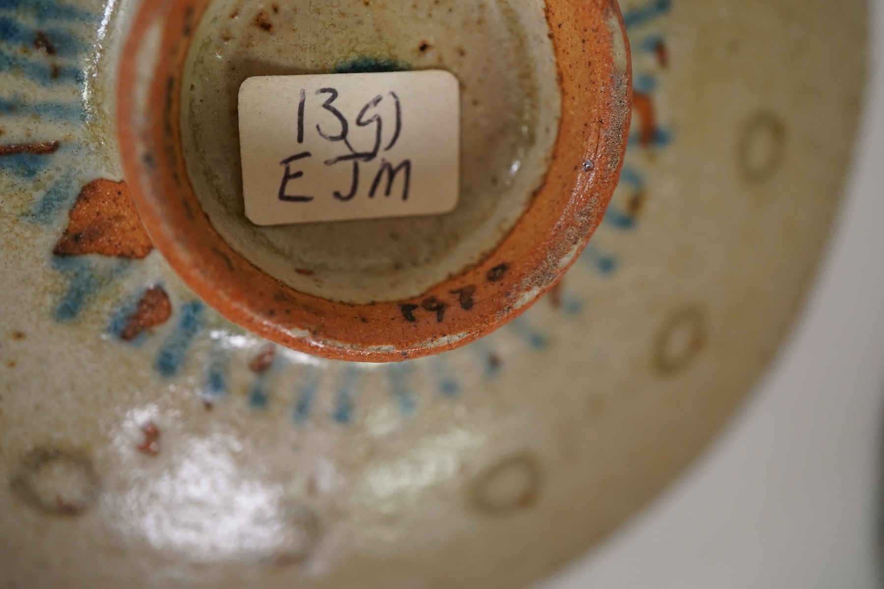 Eric James Mellon (1925-2014): A small group of elm ash glazed studio pottery